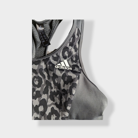 Adidas Cheetah Print Sports Bra - Picture 2 of 4